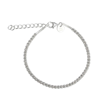  Aqua Dulce - Dagny Tennis Bracelet i sterlingsølv